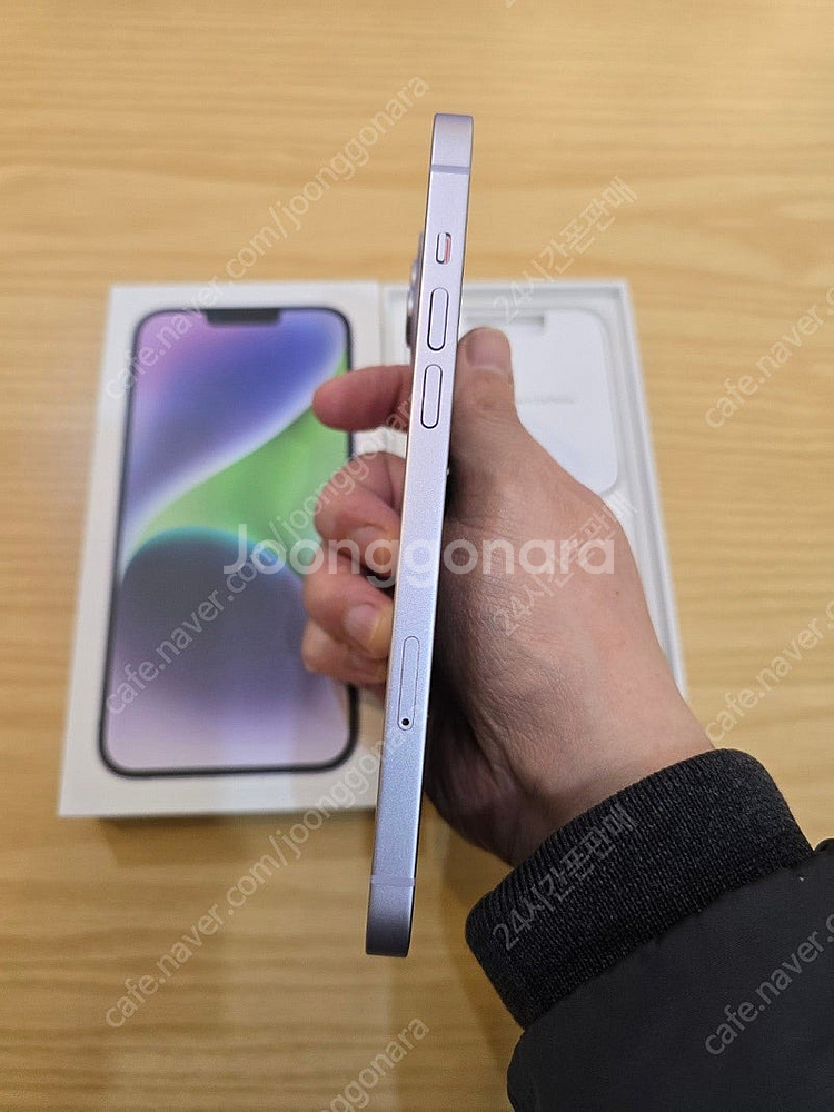 아이폰14플러스퍼플256gb 중고폰판매합니다--4